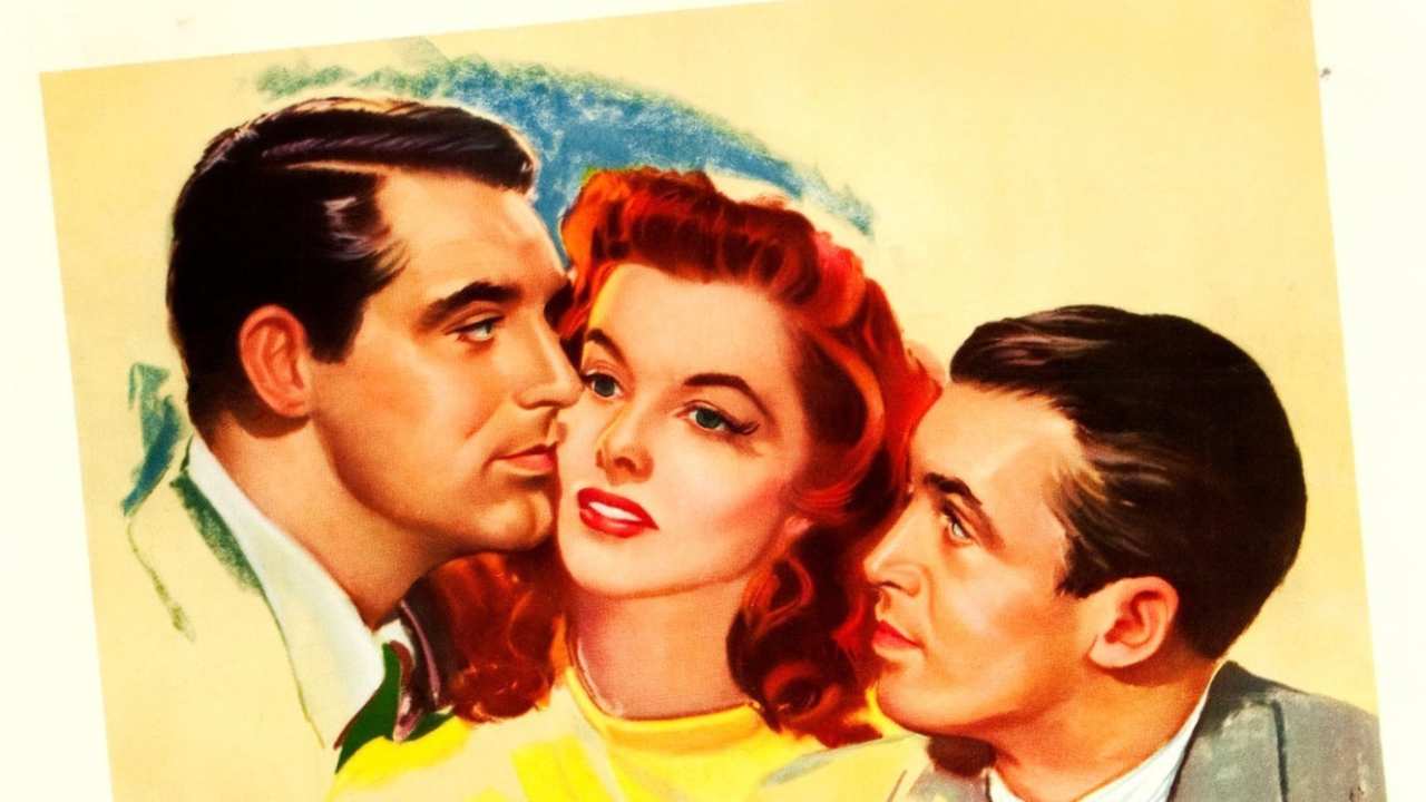 Cary Grant, Katherine Hepburn and James Stewart